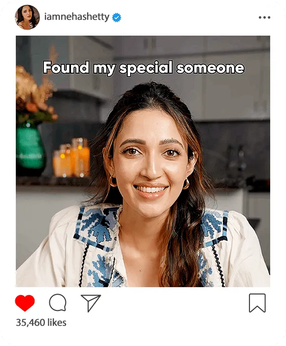 with Love from Neha Shetty